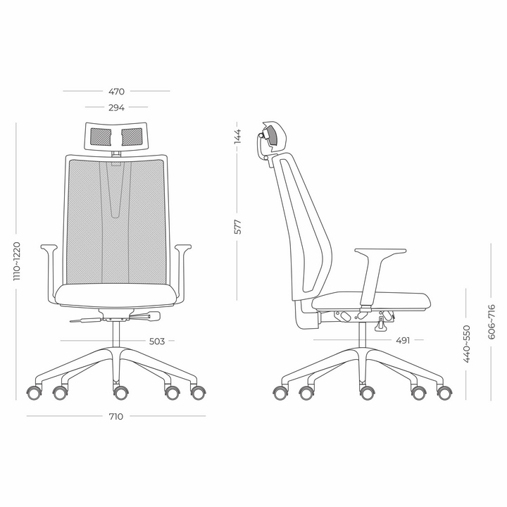 Cadeira de Escritório Addit - miniatura 3